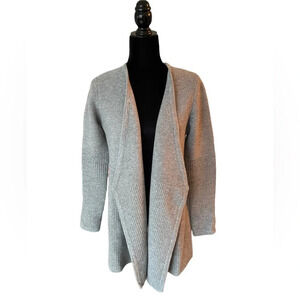 RAG & BONE 100% Wool Open Front Cardigan Knit Sweater